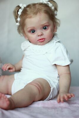 22in fatto a mano RINATO Baby Dolls in silicone morbido giocattolo per bambini in vinile bambini regalo