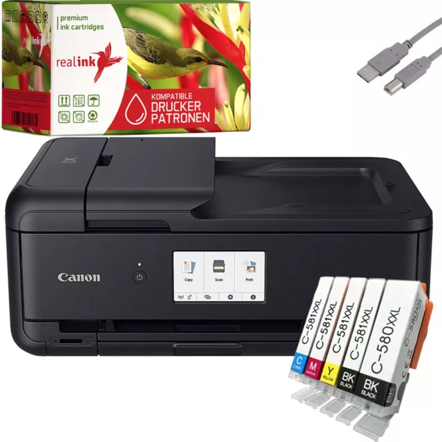 Canon PIXMA TS9550 Tintenstrahl Multifunktionsdrucker A3 mit 5 Tinten