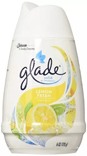 Glade Solid Air Freshener, Lemon Fresh, 6 Ounce (Pack of 12)