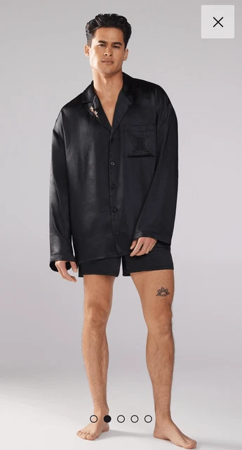 NWT Savage X Fenty Rebel Cherub Satin Sleep Top Caviar size XL