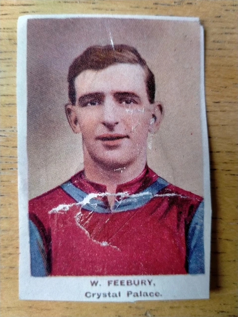 W. Feebury C. Palace DC Thomson Adventure Famous Club Colours & Players 1923