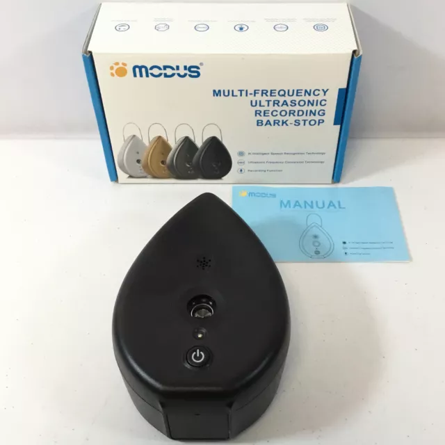 Modus Black Ultrasonic Recording Automatic Anti Bark Control Device Used