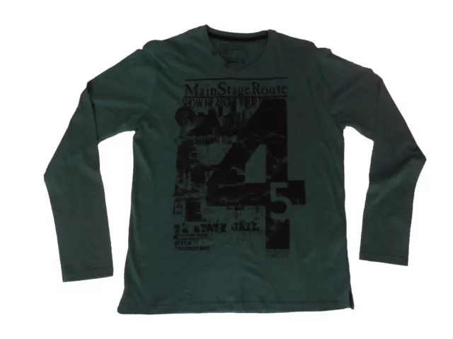 Camisetas hombre manga larga  de Losan , verde , 40 , 42 ,  44 -  M L XL