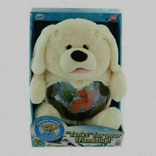 TEDDY TANK PUPPY Fish Tank, Snacks, Coins, Toys Ships Fast Priority Seen on TV