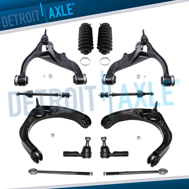 4X4 FRONT UPPER Lower Control Arm Tie Rods Sway Bars for 2006 2007 2008