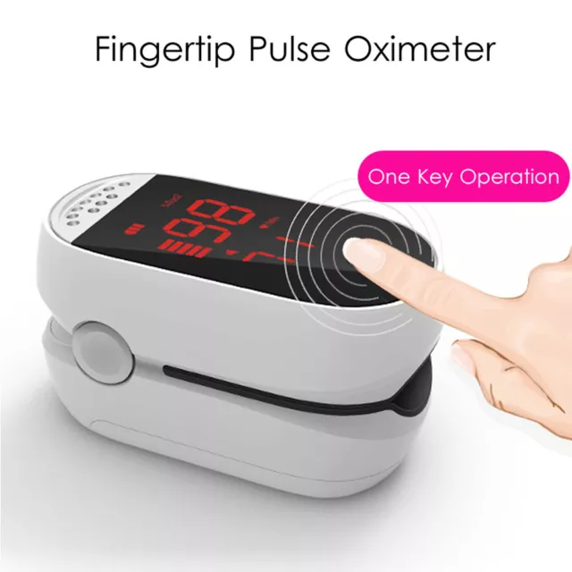 Finger Pulse Oximeters LED SpO2 PR Blood Oxygen Saturator Sleep Monitor Meter