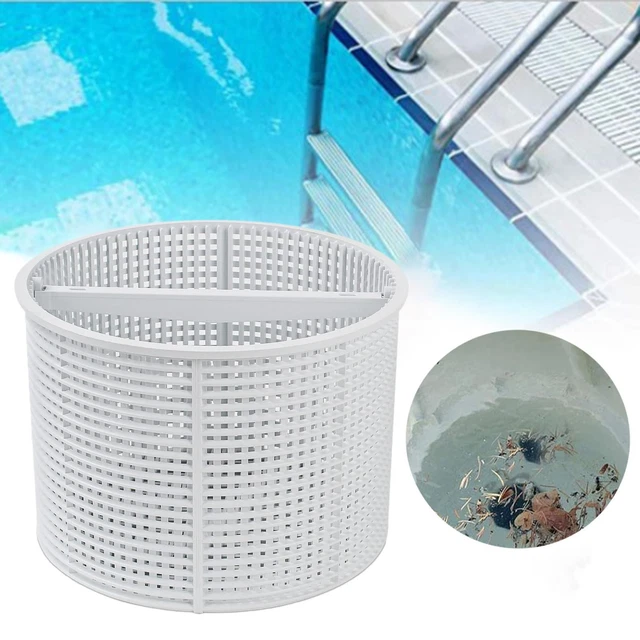 Écumoire Complète Blanche à Grande Bouche - Concept Piscine Design