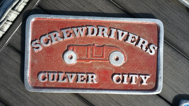 CAR CLUB PLAQUE  Edelbrock Holley Cragar Hot Rod Rat Fink LS1 AC Delco Corvette