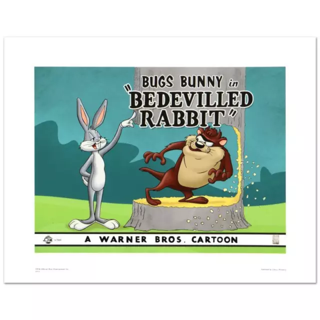 Bedevilled Rabbit Limited Edition Warner Bros Art, COA