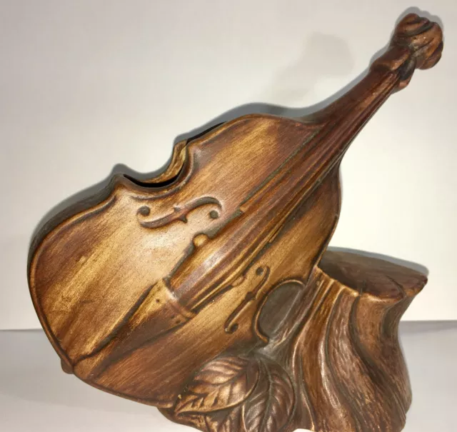 Vintage Treasure Craft Cello Wooden Planter Circa 1958 USA Near MINT Condition