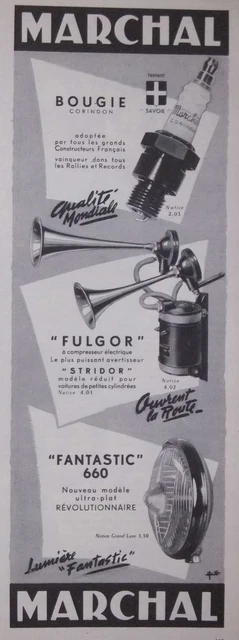 1956 Press Advertisement Market Candle Warning Light Fantastic 660