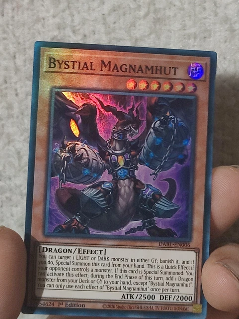 ERROR Bystial Magnamhut Darkwing Blast DABL-EN006 1st Edition Super Rare