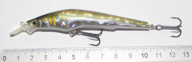 Leurre Poisson Nageur Sakura Naja 145 F - Mat Tiger - Pêche Carnassier