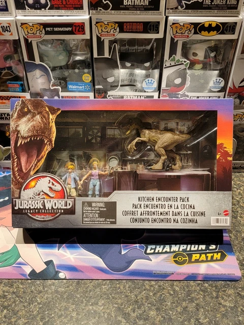 Set de Figuras Jurassic World Legacy Collection Encuentro en la cocina – El Guante de Guslutt