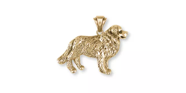 Bernese Mountain Dog Pendant Jewelry Gold Vermeil Handmade Dog Pendant BMD2-PVM