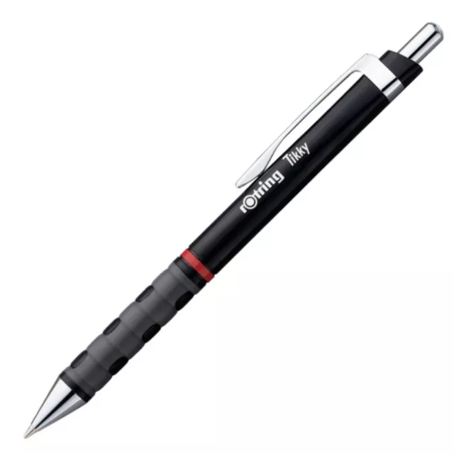 Rotring Tikky - Ballpoint Pen - Black - Medium Point - S0770910 - Brand New Pen