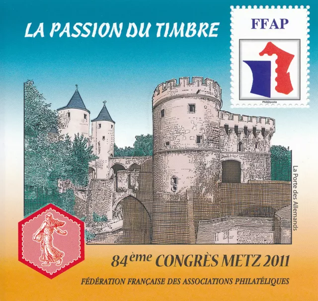 TIMBRE DE FRANCE - BLOC FFAP N° 05** 84ème Congrès Metz 2011