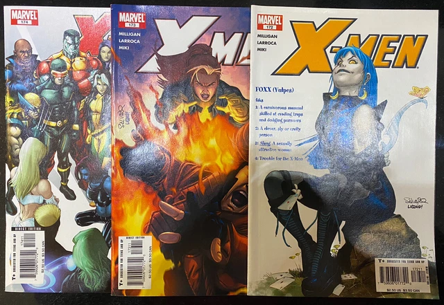 MARVEL COMICS X-MEN Vol.2 #172, 173 & 174 1991 DAWN OF X 3 Issue Run NM MARVEL COMICS X-MEN Vol.2 #172, 173 & 174 1991 DAWN OF X 3 Issue Run NM
