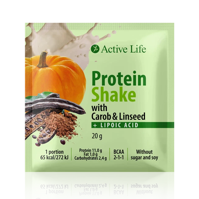 TIANDE Proteina Shake Con Carruba & Semi di Lino Con Dolcificante 1PC 20G