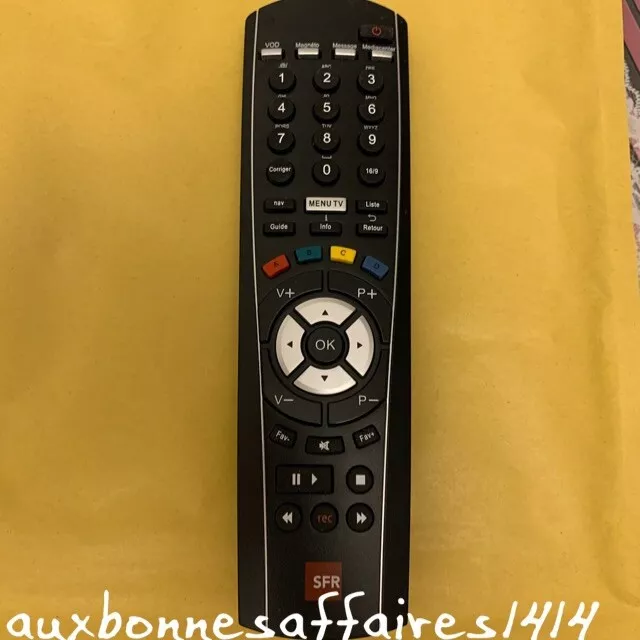 Télécommande Décodeur SFR Classic Port En Suivi Rapide-NEUVE Avec 2 Piles
