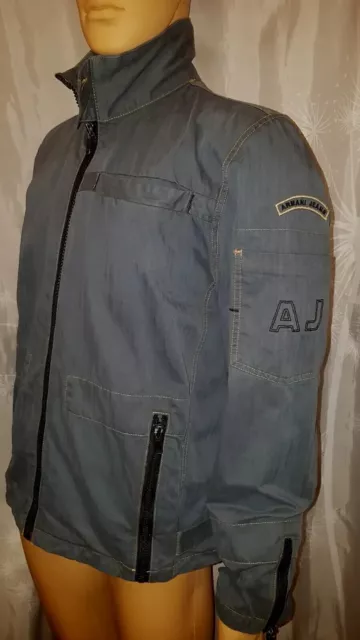 Blouson Armani Jeans motard homme taille L