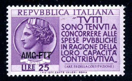 AMG Free Territory of Trieste (FTT) Scott 198 MNH