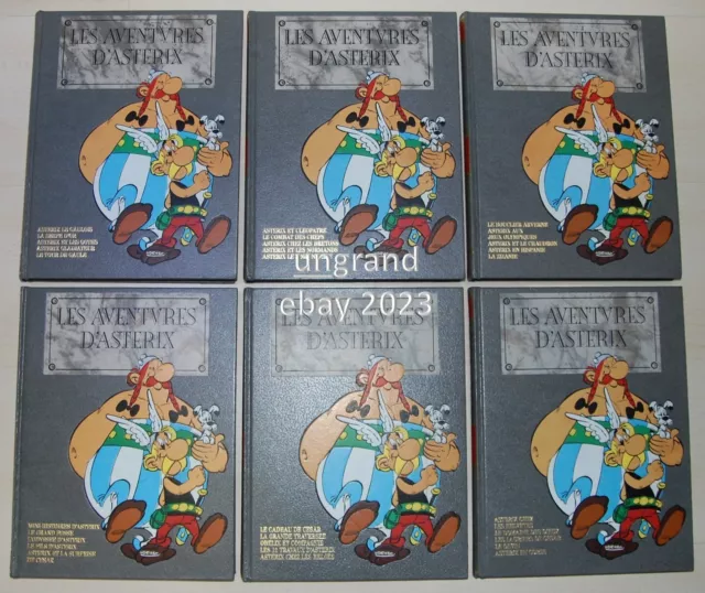 Astérix x 6 collection Intégrale ROMBALDI 30 BD Goscinny Uderzo TBE _