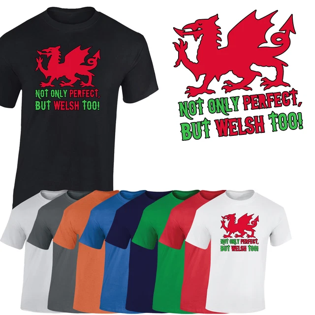 Happy St David's Day Welsh Dragon Mens T-Shirt Cymru Wales Unisex Gift Tshirt