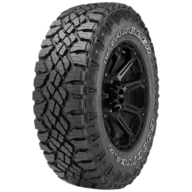 4-31x10.50R15LT Goodyear Wrangler DuraTrac 109Q C/6 Ply OWL Tires