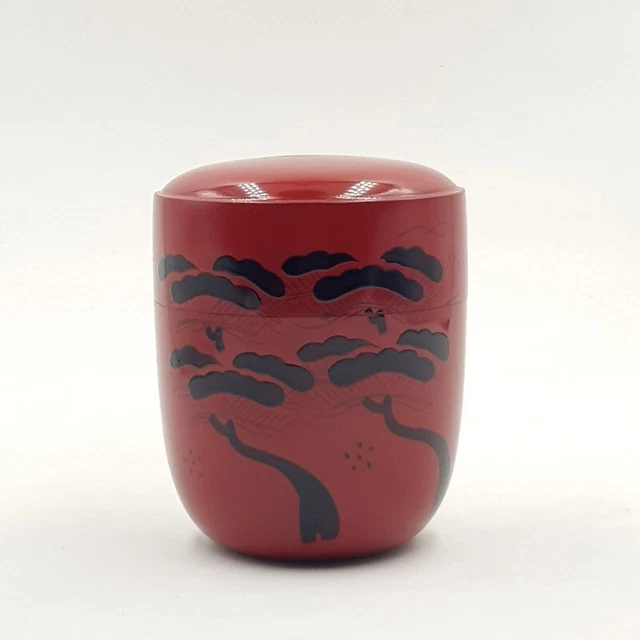 Japanese Lacquer Ware Tea Caddy Natsume Akebono (棗 曙)