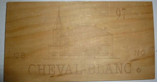 Caisse à Vin Ancienne En Bois – Château Pédesclaux, Pauillac, Médoc – Estampe