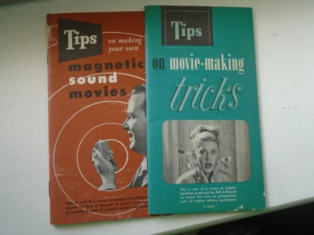 Bell & Howell Tips on Movie Making & Magnetic Sound Movies