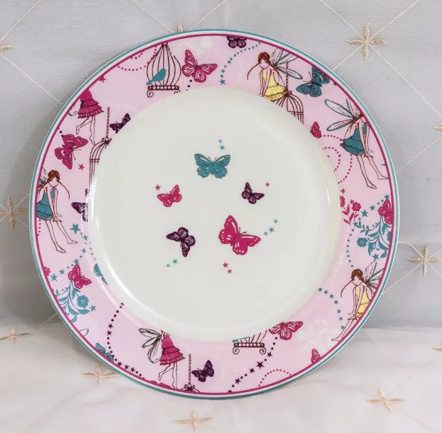 Denby - Monsoon -Children Home/Salad Plates-  Fairy, Butterfly BRAND NEW