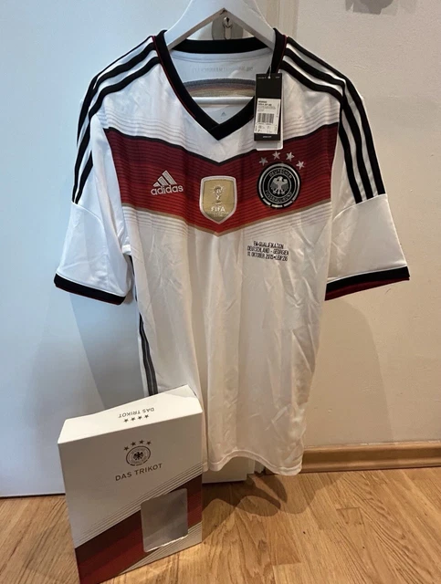 ORIGINAL DFB DEUTSCHLAND Trikot WM Patch 2014 Adidas 4.Sterne NEU