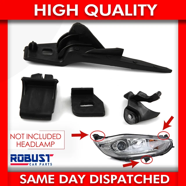 HEADLAMP HEADLIGHT BRACKET Tab Repair Kit Right Side For Ford Fiesta ...
