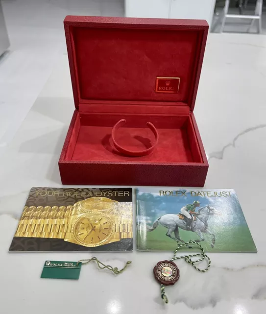 Authentic Vintage Rolex Datejust President Watch Box 69179 69178 SET 60.00.02