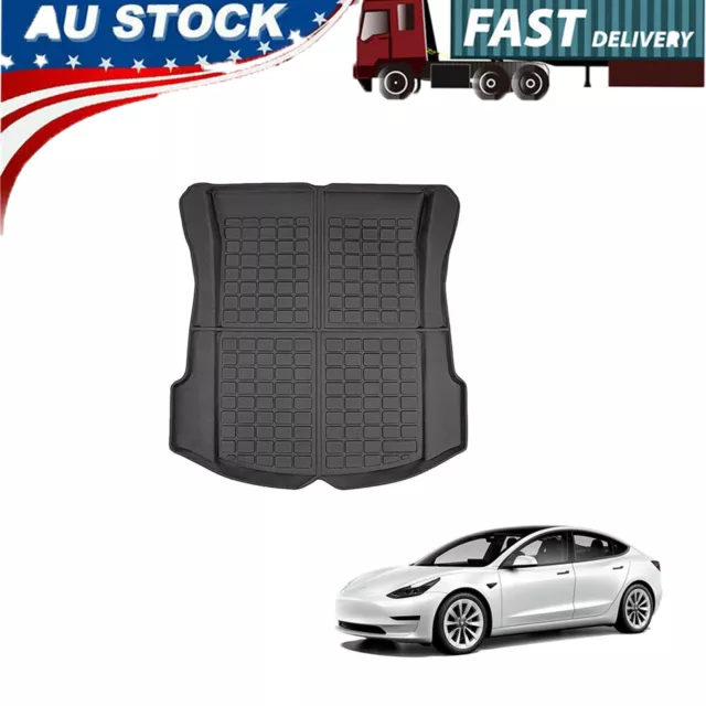 Heavy Duty Trunk Cargo Mat Liner Luggage Tray for Tesla Model 3 2017-2023