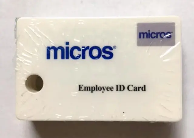 Confezione da 25 schede d'identità micro magnetiche scorrimento dipendente