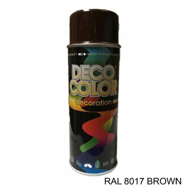 Deco Color Lackspray Sprühdose Spraydose RAL Farbe wählbar 400ml