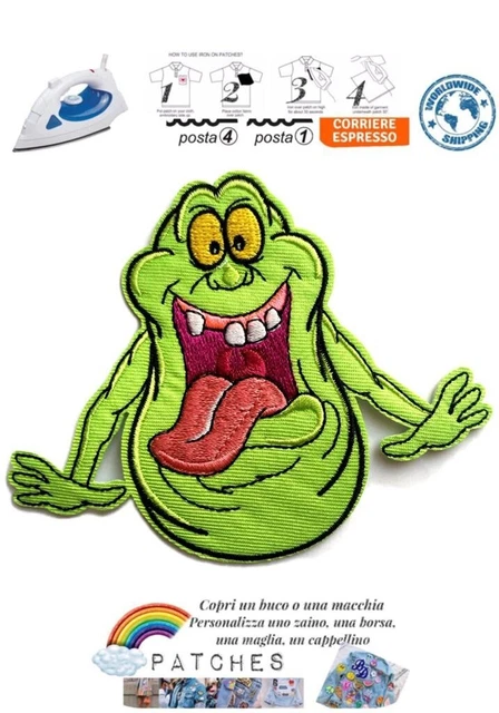 Toppa Termoadesiva E Da Cucire Con Simbolo Ohm - Diametro 8 Cm - Patch Per Giacche E Jeans
