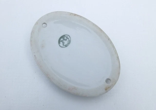 Deux Porte-serviettes Anciens En Céramique De Limoges – Style 1970