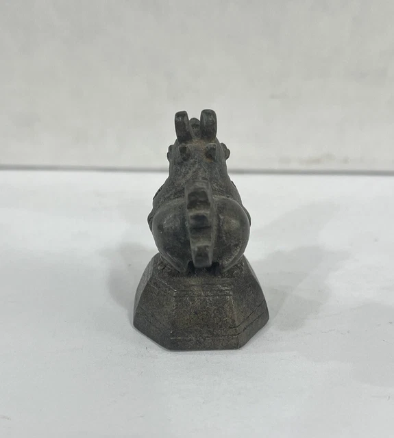 Vintage Dragon Rooster Duck Asia Antique Opium Weight  Bronze China  3.1 OZ 4