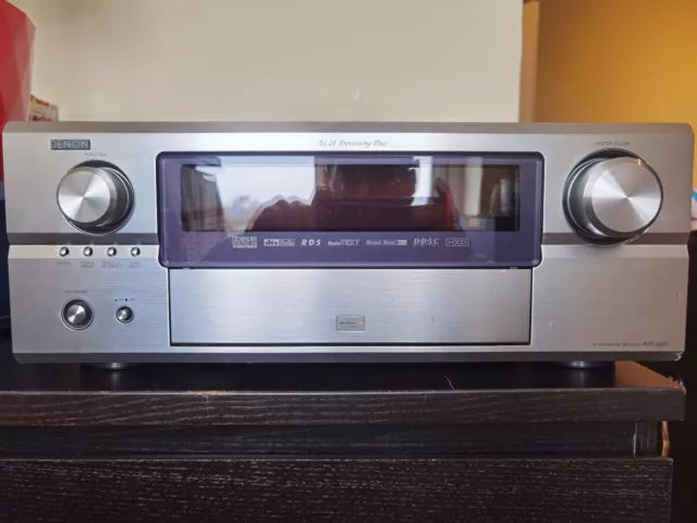 DENON AVR-3805 7.1 Channel AV Surround Receiver with Remote, Omnidirectional Mic