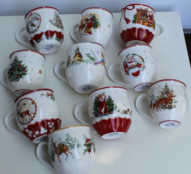 Villeroy und Boch - Toy's Delight Becher ohne Henkel, festlicher Trinkbecher für Kaffee/Tee