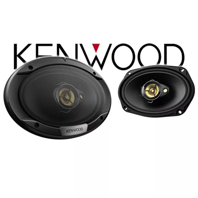 Kenwood KFC-S6976EX 6x9' 3-Wege Oval Koax Paar Boxen Lautsprecher 500 Watt