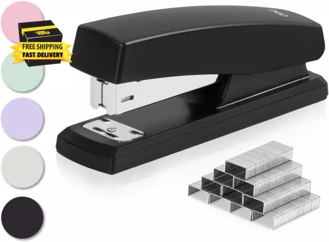 Stapler, Desktop Staplers with 640 Staples, Office Stapler, 25 Sheet Capacity, B