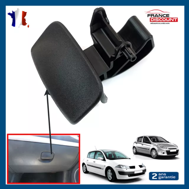 FINAO AUTOPARTS® - Poignée de boîte à gants noire pour Megane II et Clio  III : : Auto et Moto