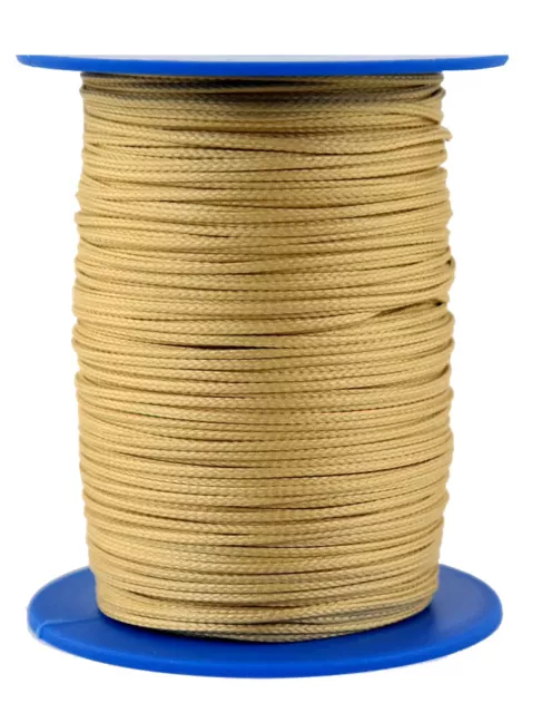 Aramid Flechtleine / Seil / Aramidseil - Flechtschnur Ø 1mm -100 Meter - 100 daN