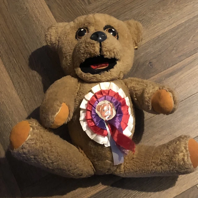 VINTAGE NOOKIE BEAR Ventriloquists Dummy with Rosette Denys Fisher Toys