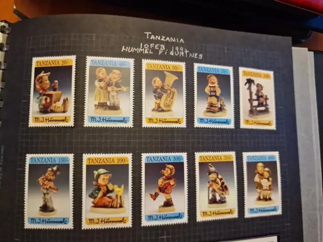 Tanzania 1994 Sg 1726-1735 Hummel Figurines Mnh